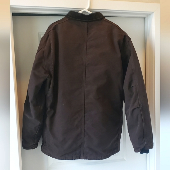 Carhartt Jacket Early 2000s Chocolate Brown XL Tall - Picture 3 of 10